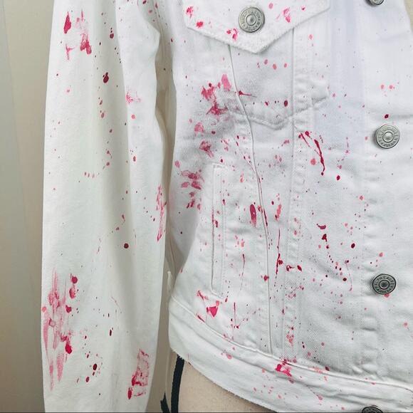 Polo Ralph Lauren Womens Pink Pony Denim Trucker Jacket Size XS Western Barbie - Picture 10 of 14